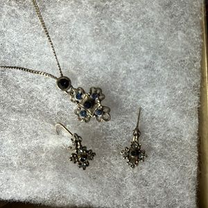 Choker and Earrings - Set